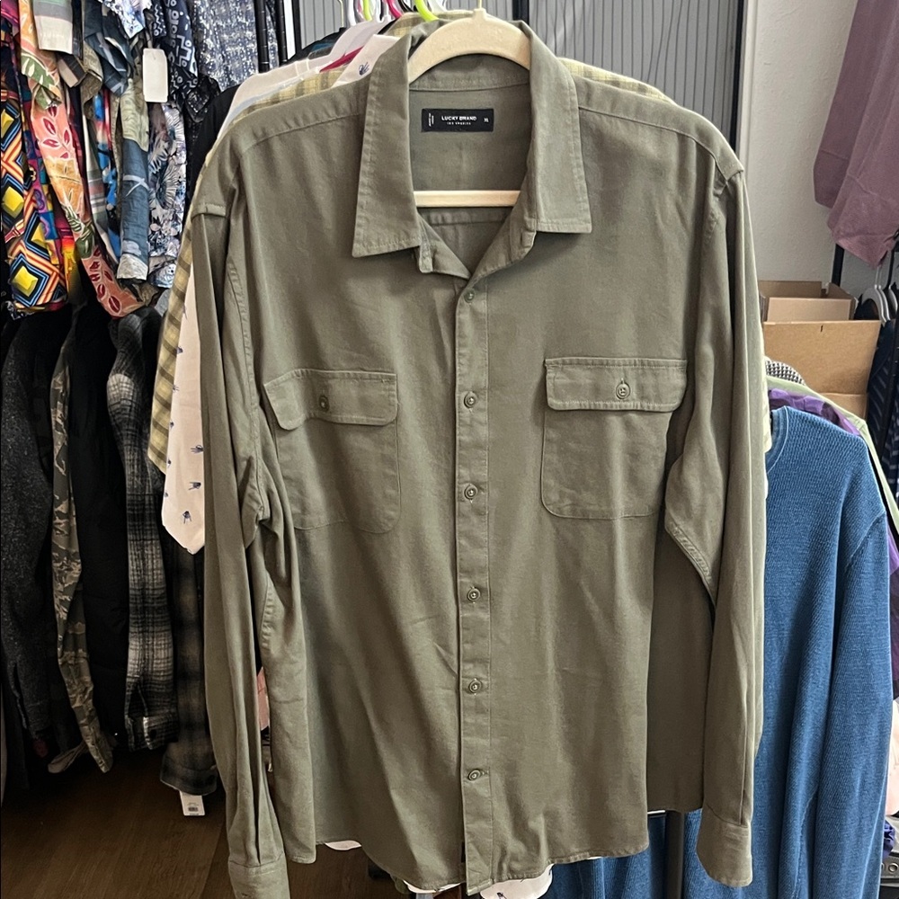 Lucky Brand Sage Green Shirt